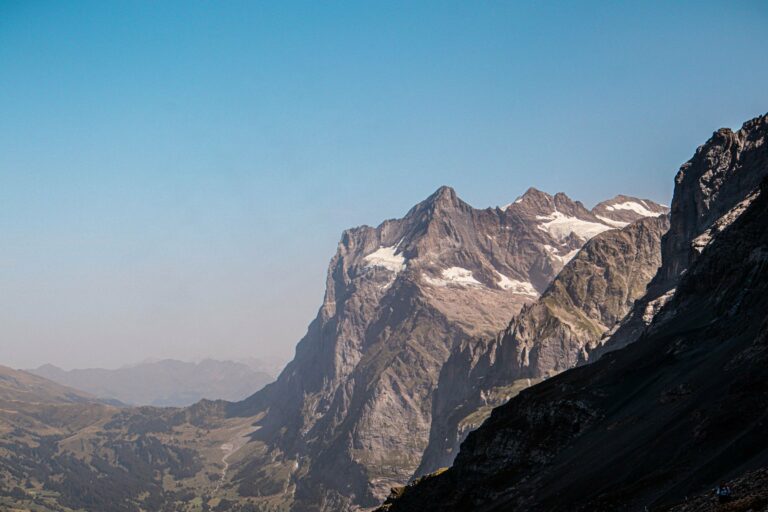 Snow-capped peaks above Grindelwald