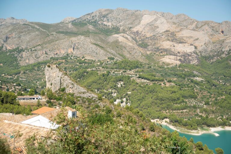 The Guadalest mountains from above