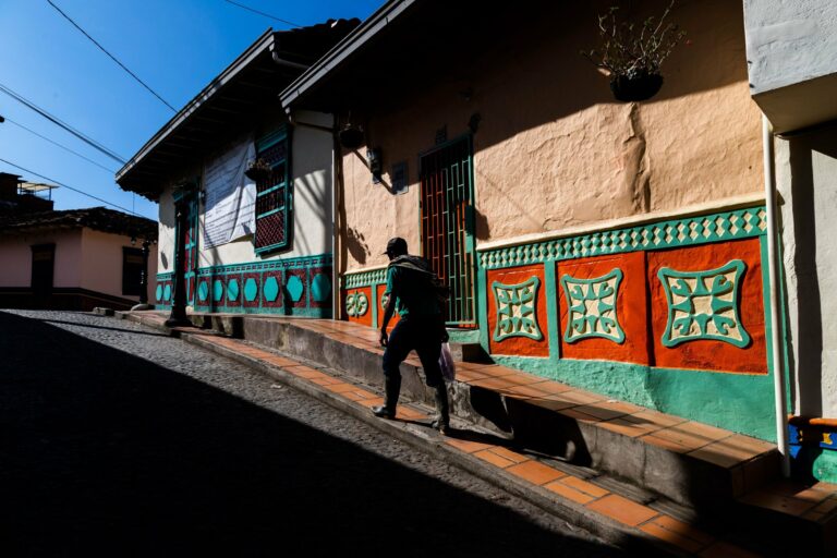 Painted houses in Guatapé
