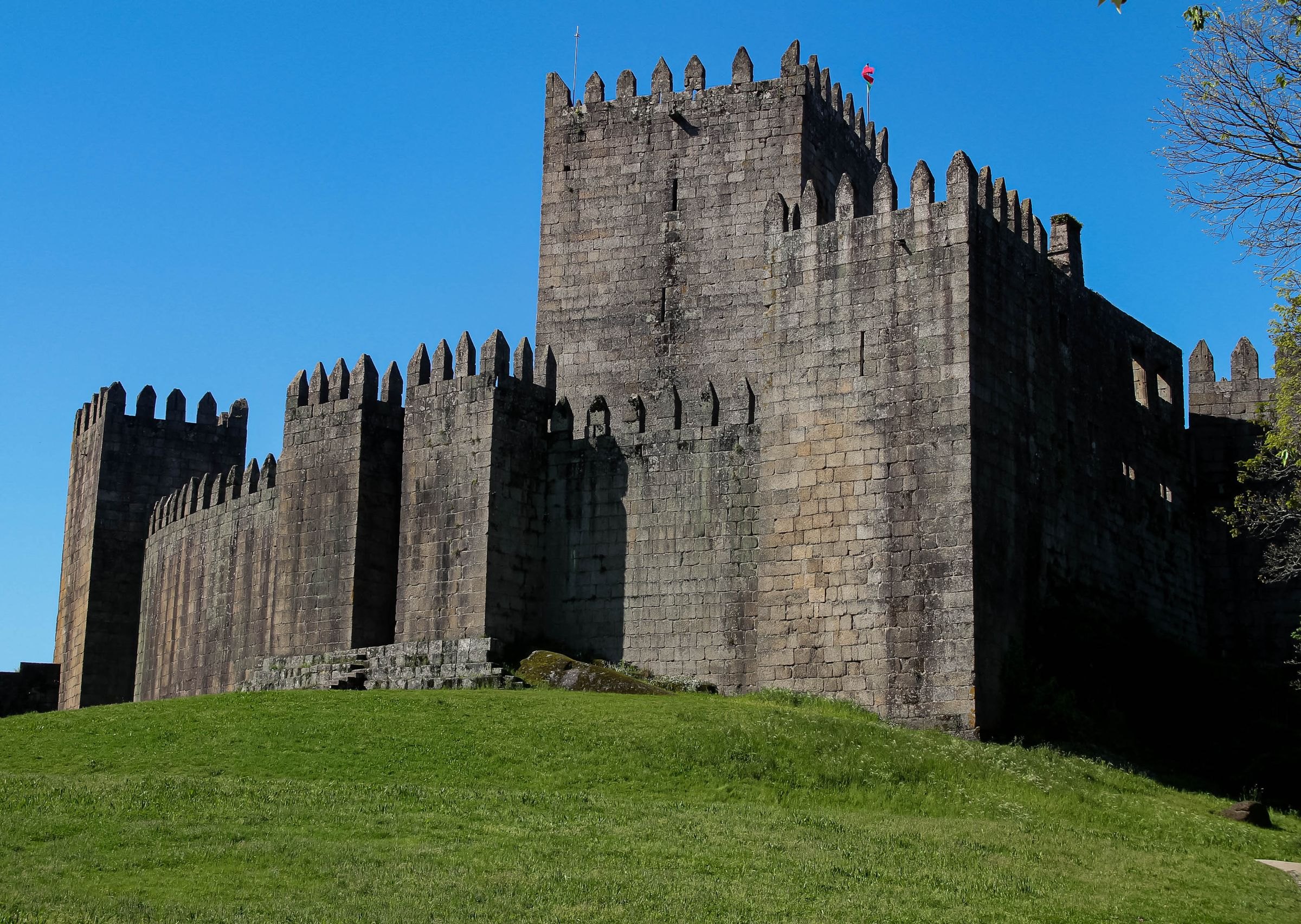Guimaraes Castle, birthplace of Portugal