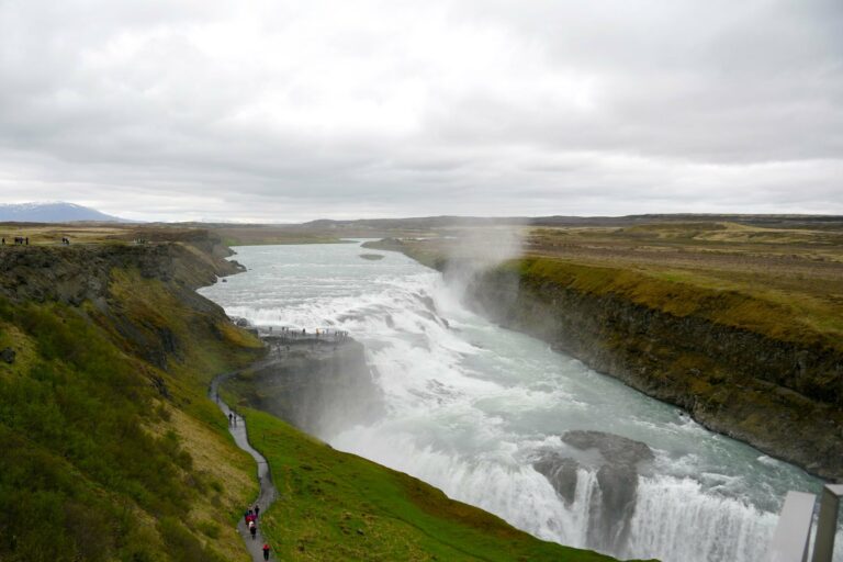 The Gullfoss waterfall