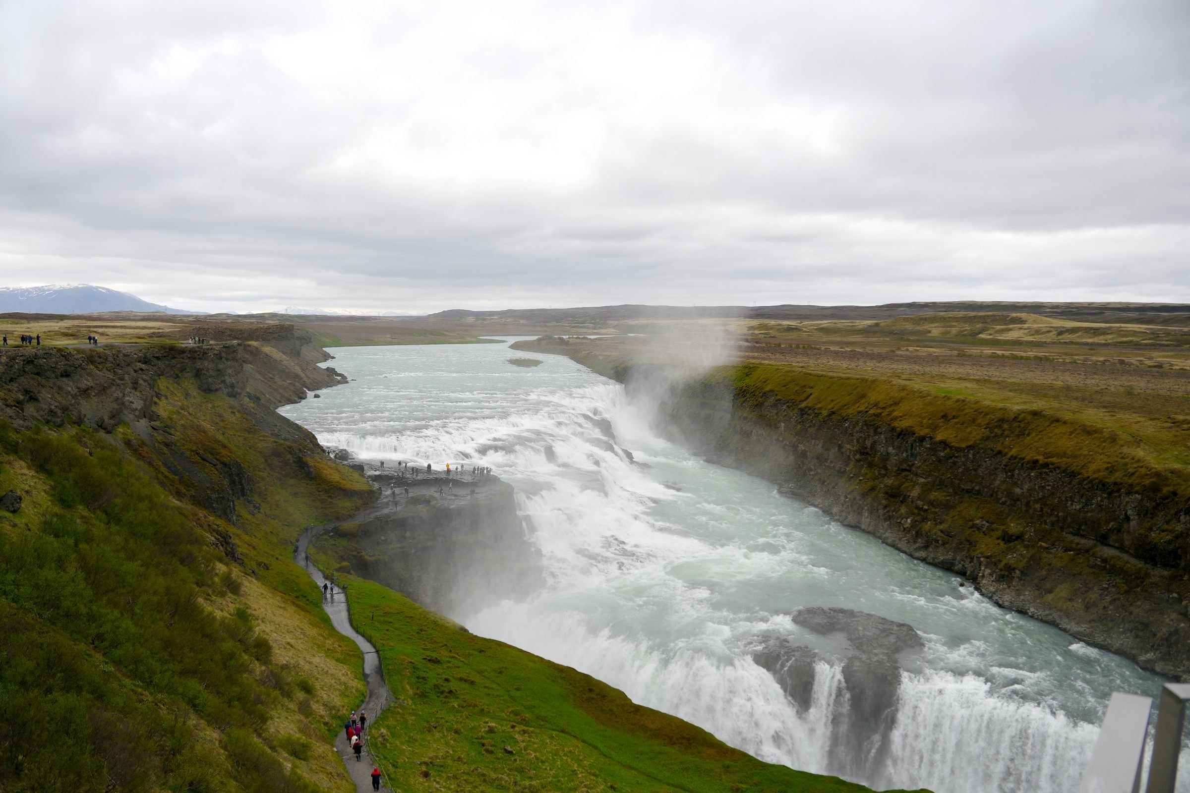 The Gullfoss waterfall