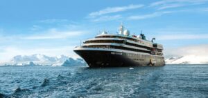 Quark Expeditions World Voyager in Antarctica