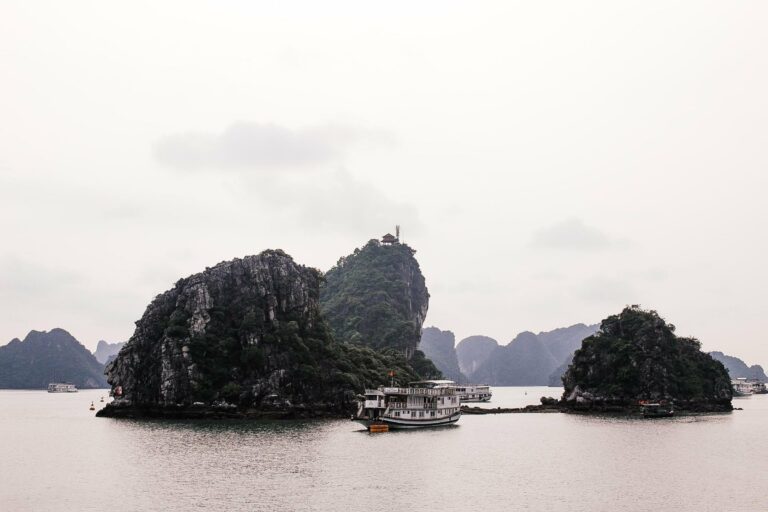 Ha Long Bay's limestone islands
