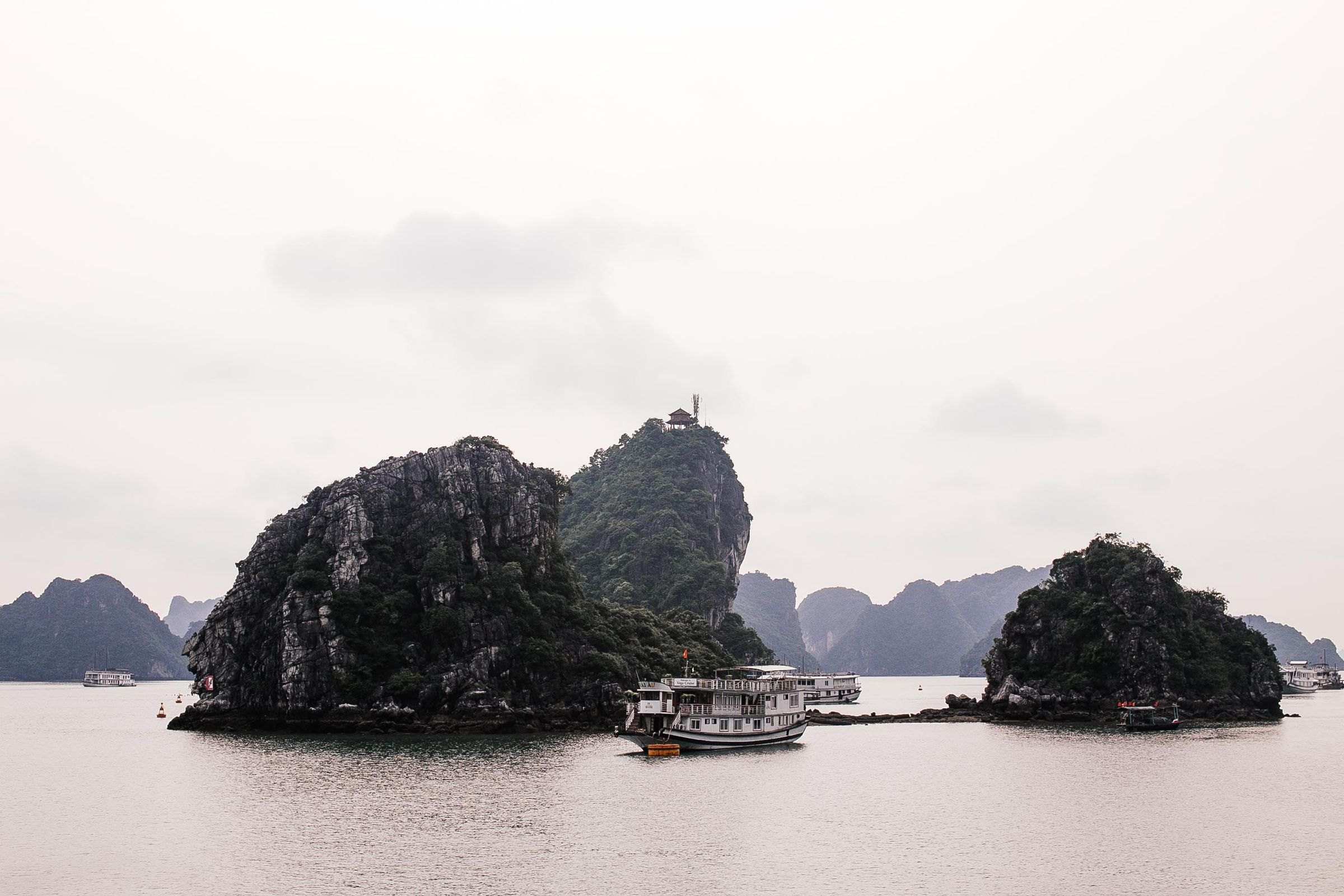 Ha Long Bay's limestone islands