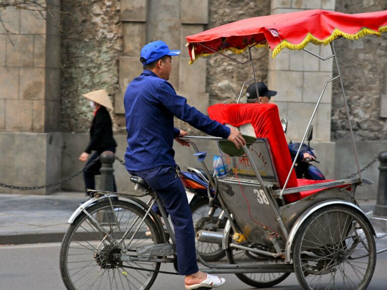 A cyclo ride through the streets of Hanoi