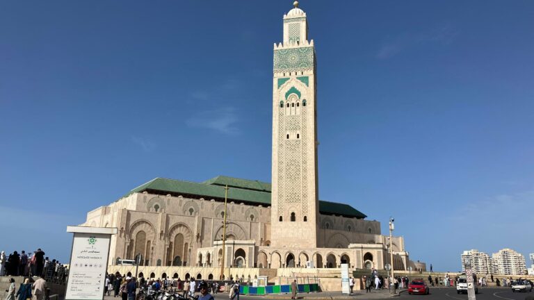 The Hassan II Mosque in Casablanca