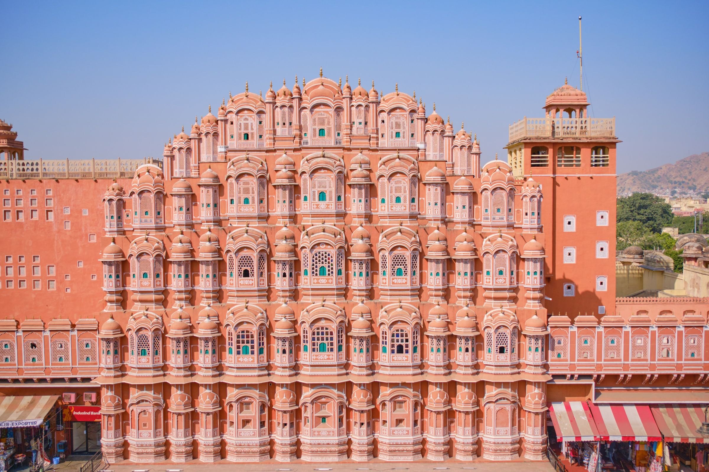 The Hawa Mahal in Jaipur