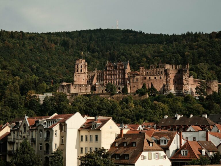 Heidelberg Castle above the old town
