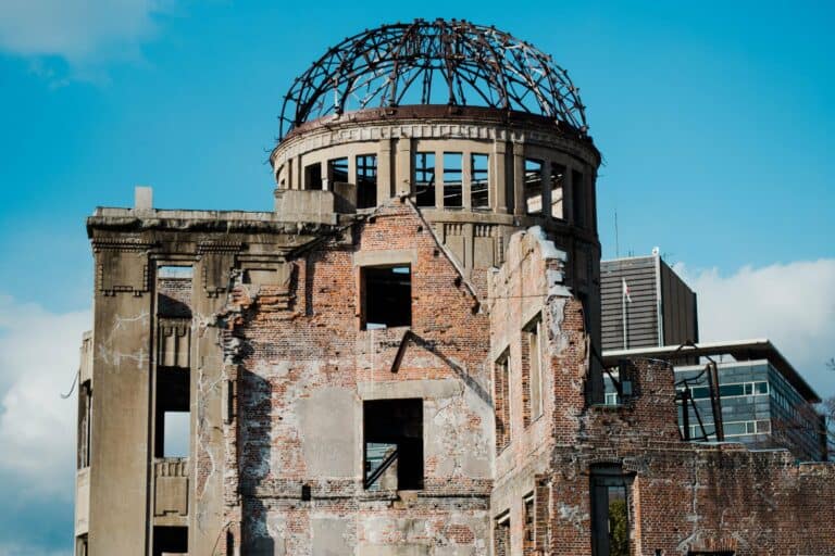 The Atomic Bomb Dome at the Hiroshima Peace Memorial, Japan