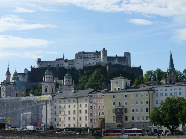 The Hohensalzburg Fortress above Salzburg