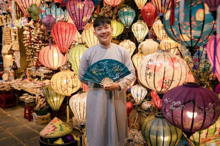 A lantern shop in Hoi An, Vietnam