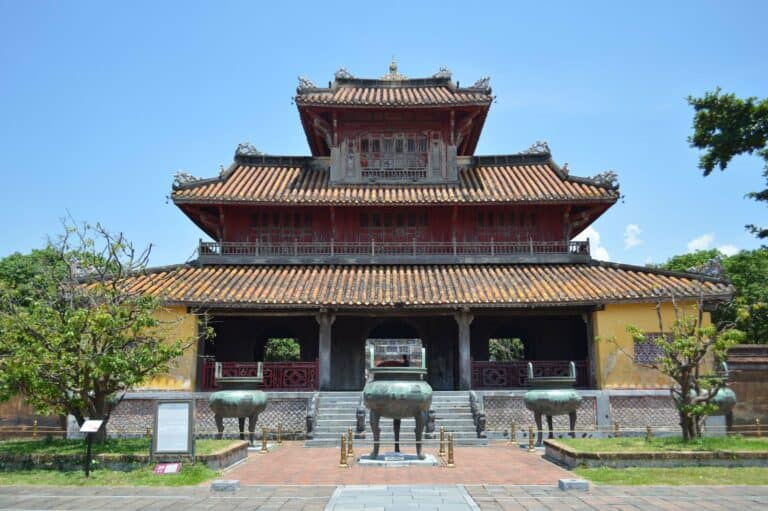A pavilion in the Imperial City of Hue, Vietnam