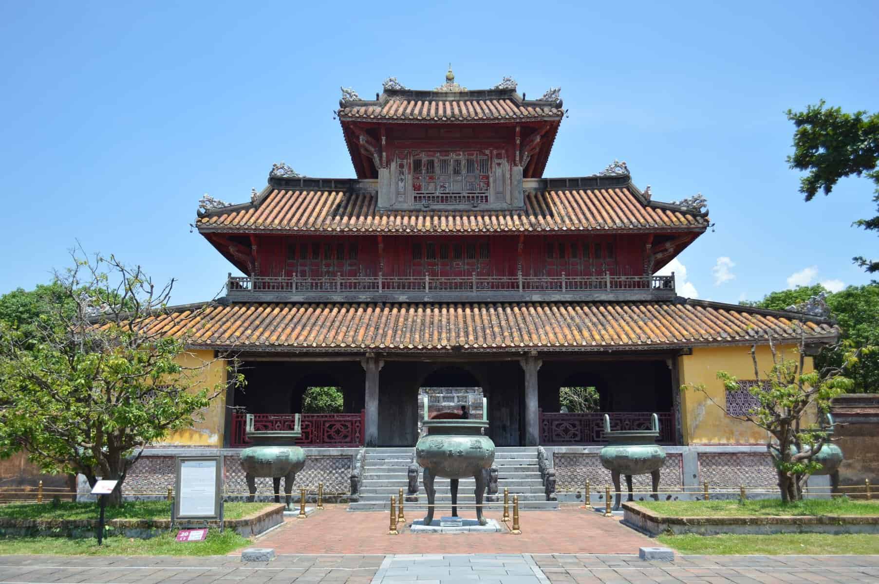 A pavilion in the Imperial City of Hue, Vietnam