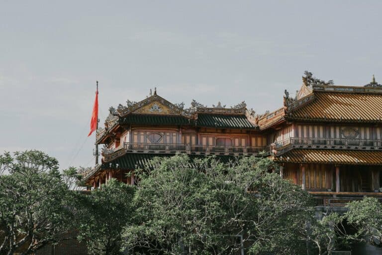 The Meridian Gate of the Imperial City in Hue