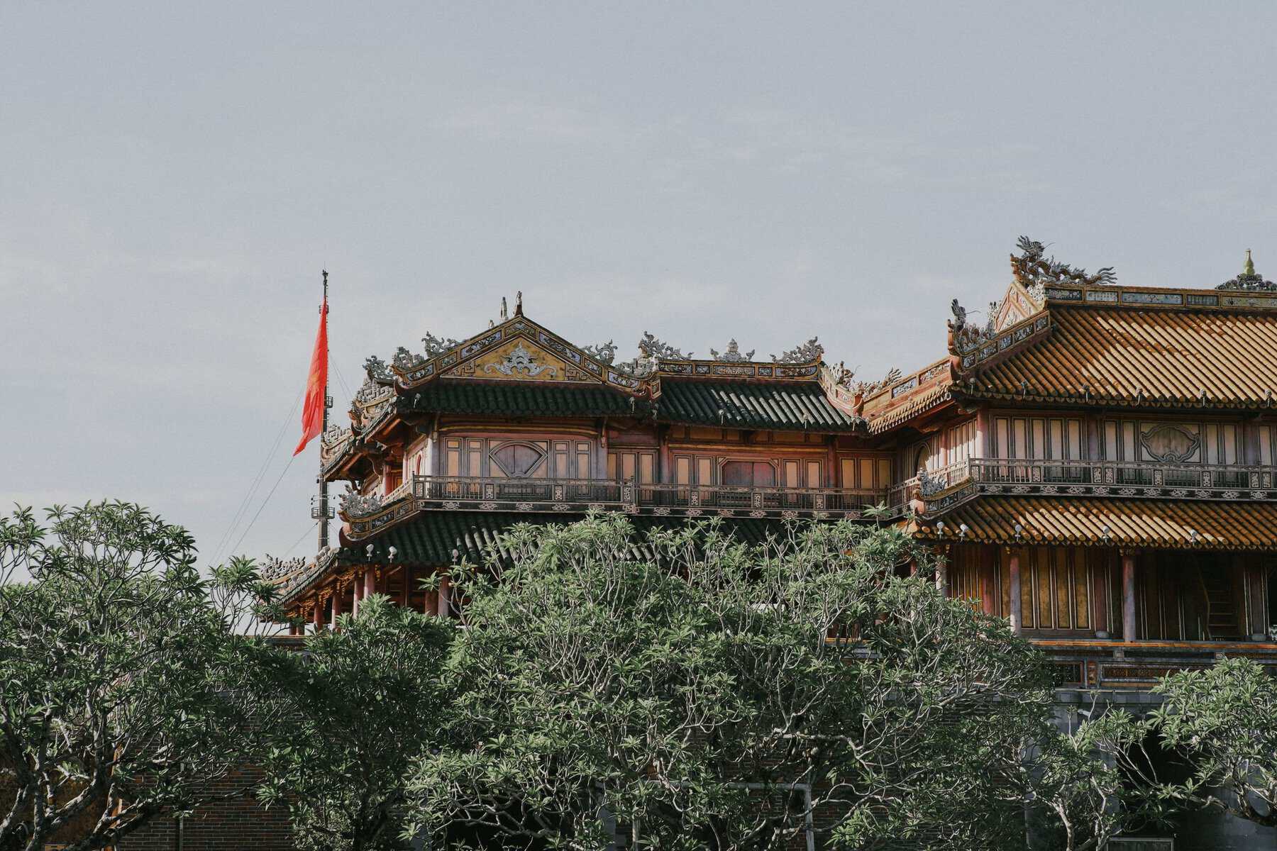 The Meridian Gate of the Imperial City in Hue