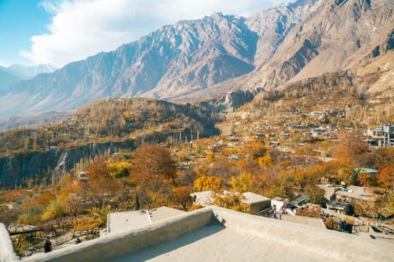 Autumn colours in the Hunza Valley, Pakistan