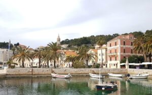 The harbour at Hvar town