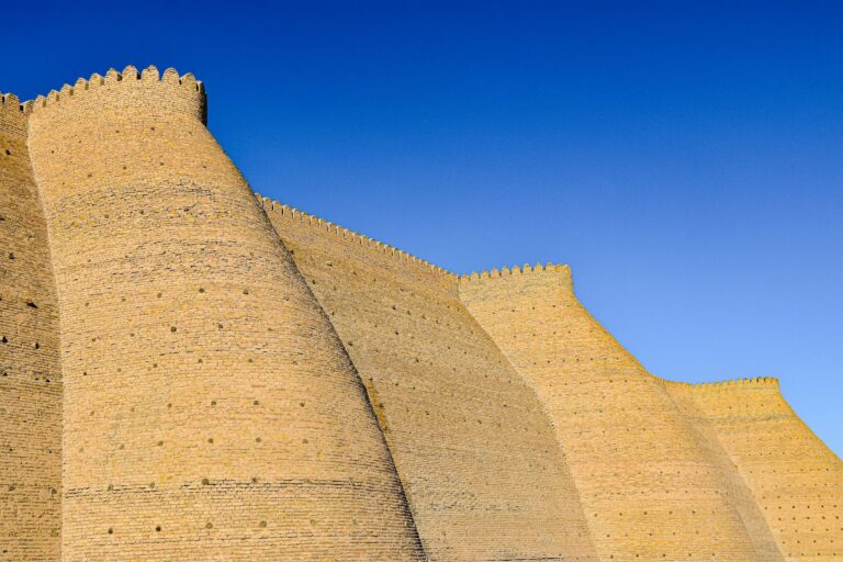 The walls of Ichan Kala in Khiva