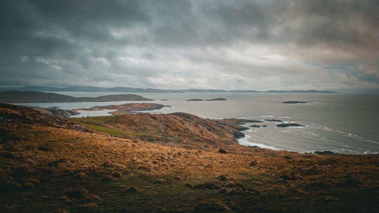 The rugged coast of western Ireland