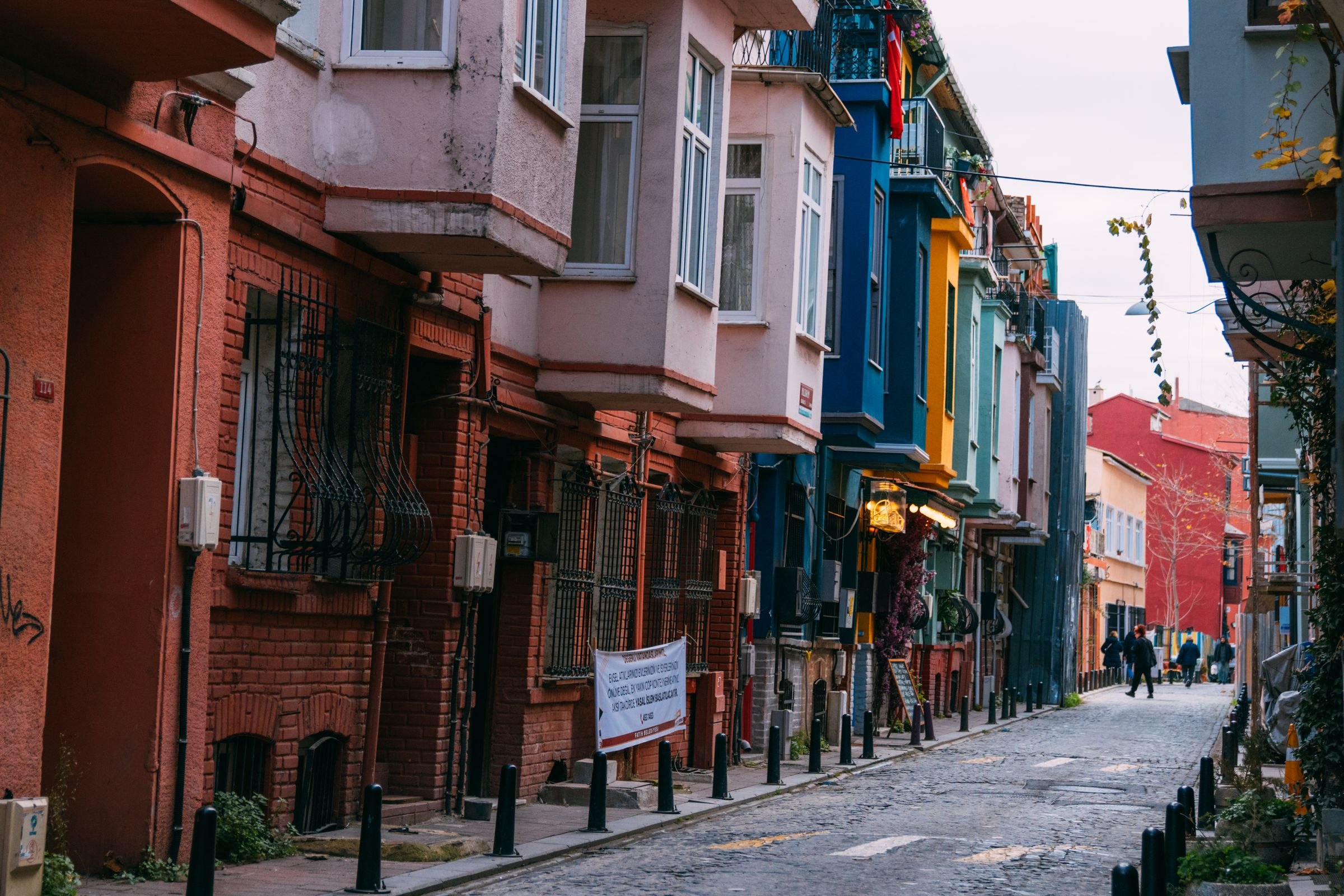 A colourful alley in Istanbul