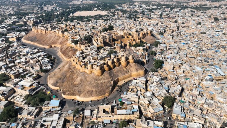 Jaisalmer Fort above the town