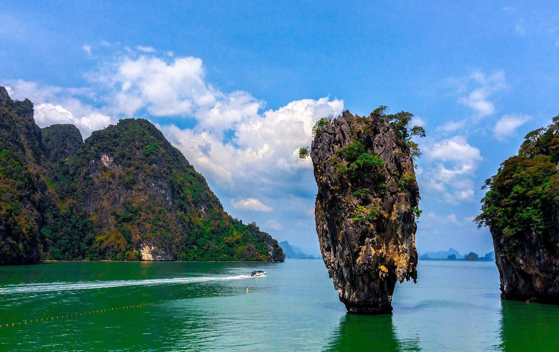 Koh Tapu, James Bond Island, in Phang Nga Bay, Thailand