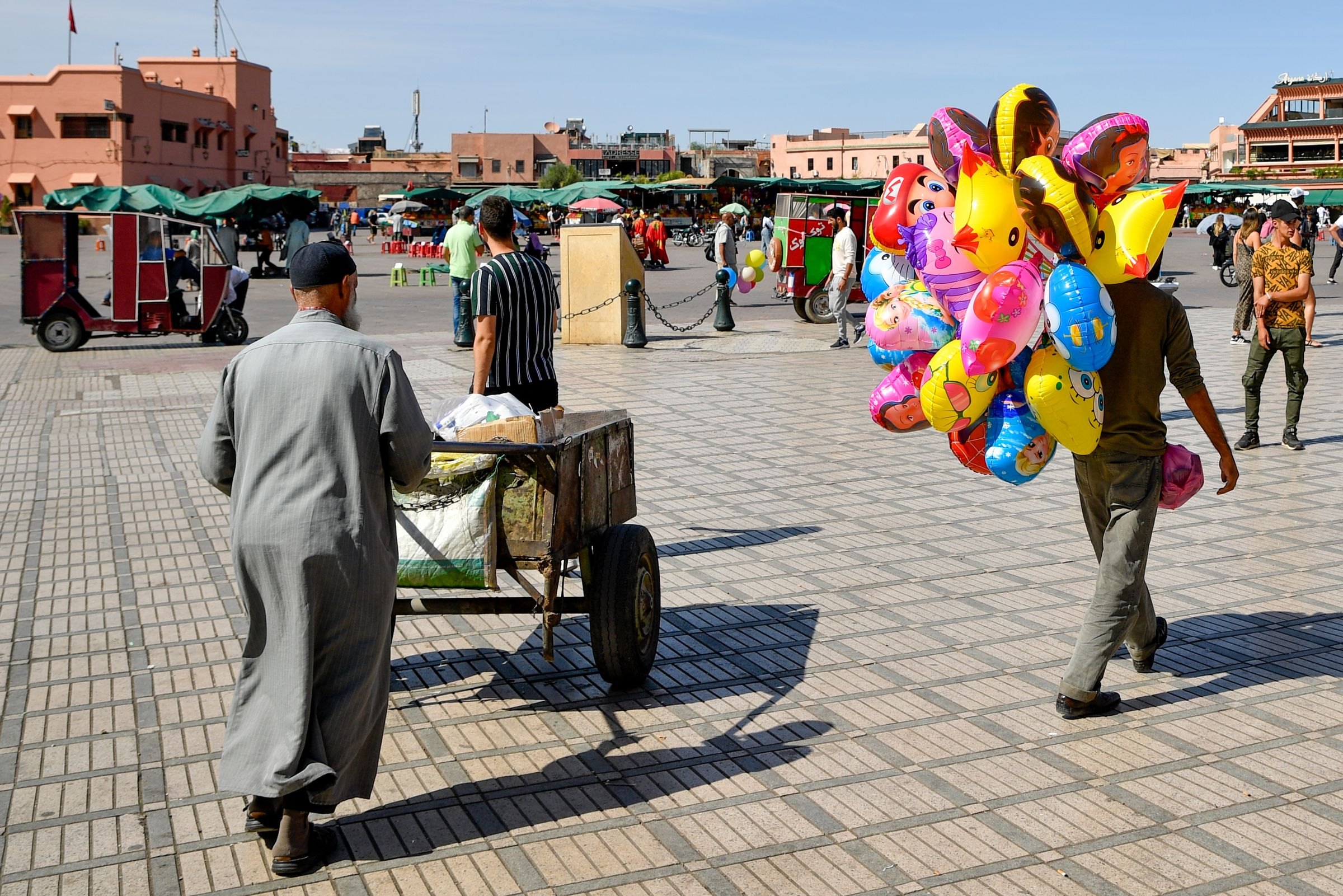 Jemaa el-Fna square in Marrakesh
