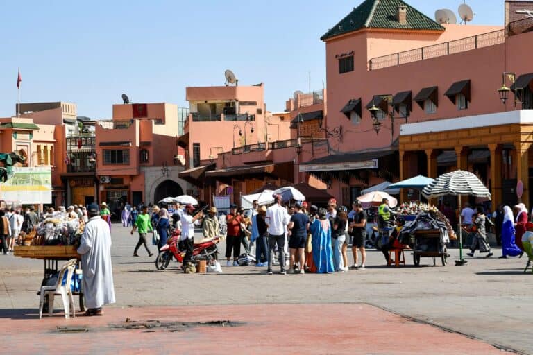 Djemaa el-Fna square in Marrakech
