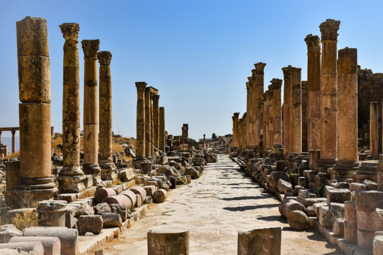 Roman columns at Jerash