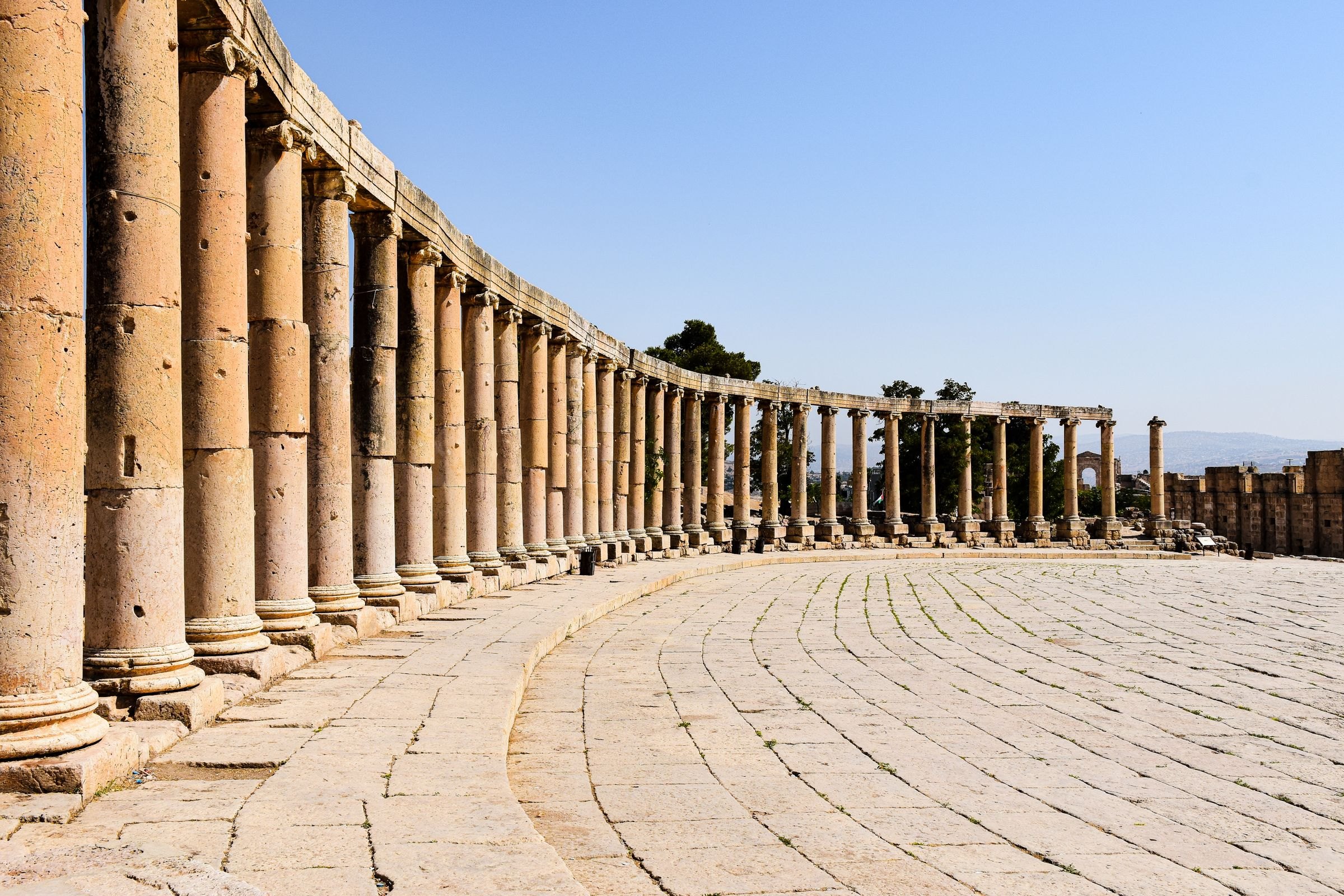 Roman ruins at Jerash