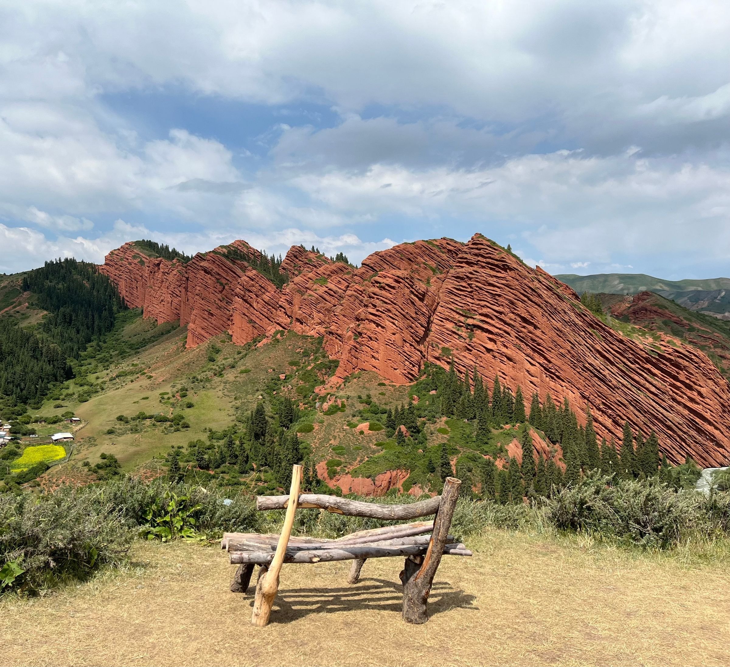 The red rocks of Jeti-Oguz