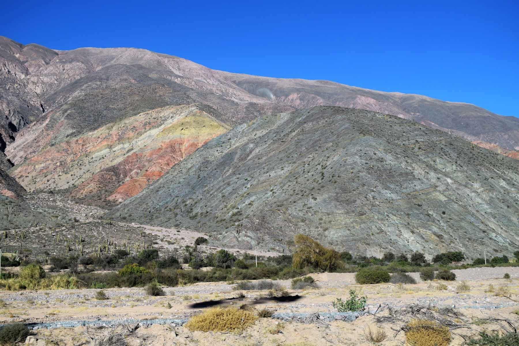 The coloured hills of Jujuy, near the Humahuaca Gorge