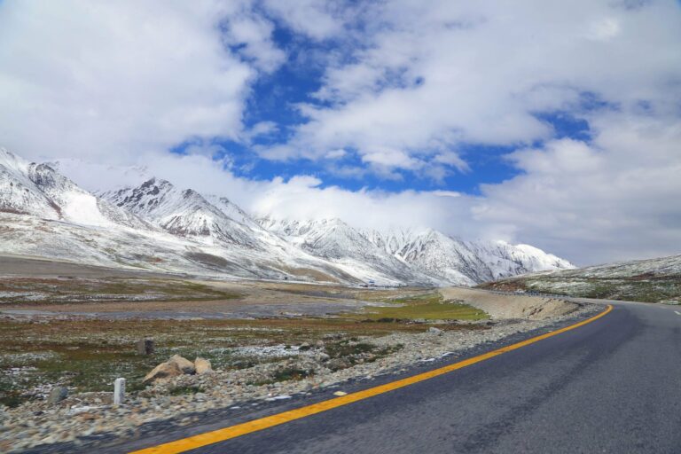 A mountain road in the Karakoram