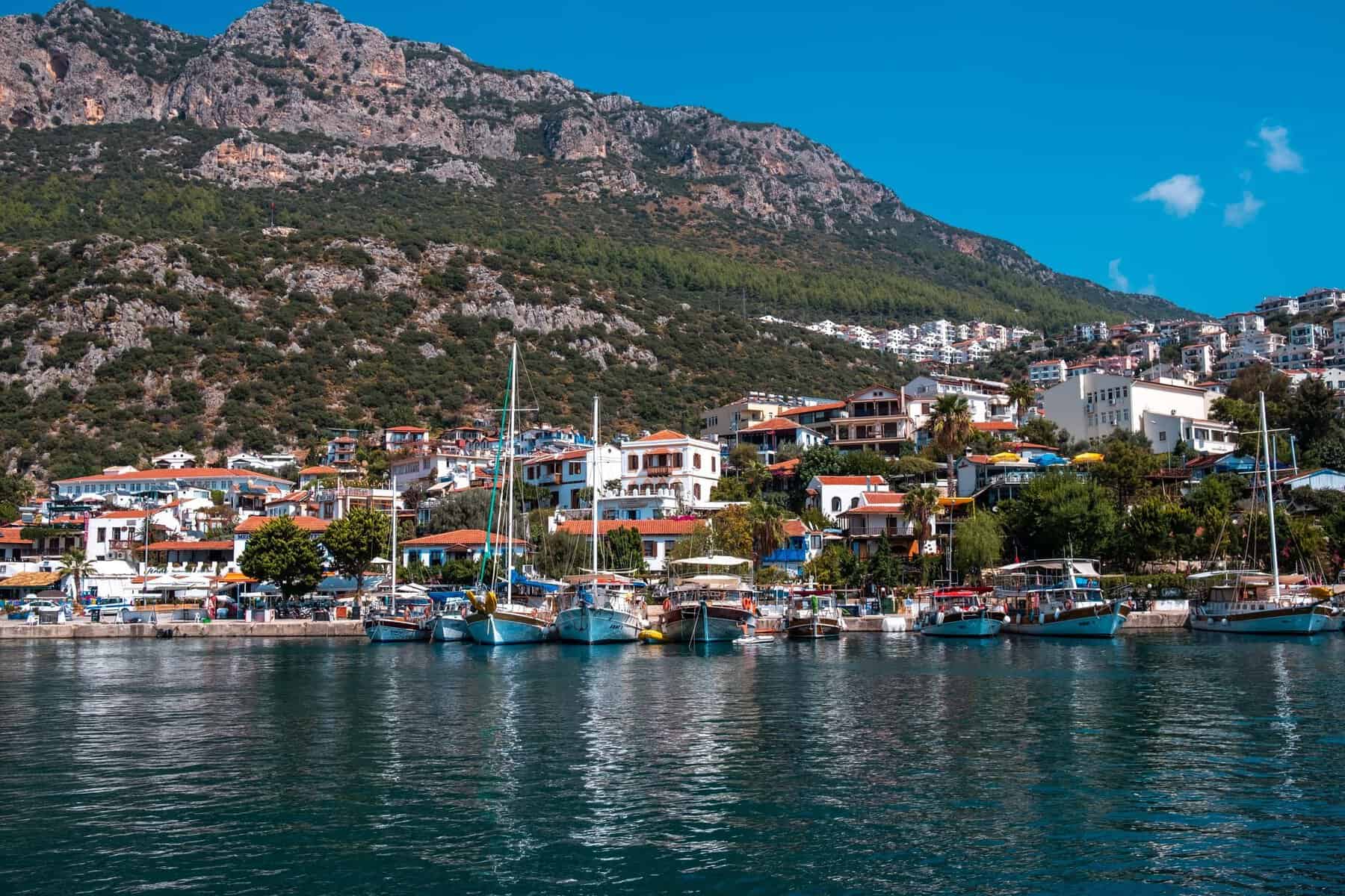 The harbour of Kaş on the Turkish coast