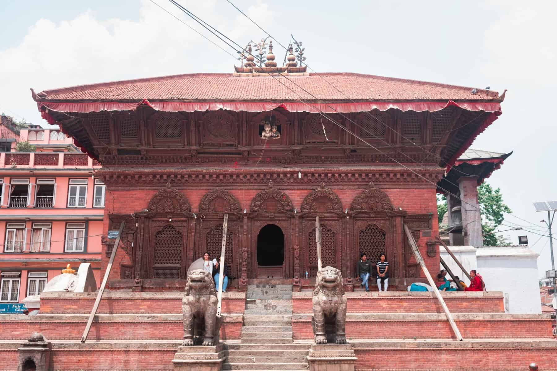 A temple in Kathmandu's Durbar Square