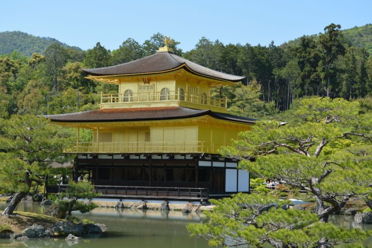 Kinkaku-ji, the Golden Pavilion, in Kyoto