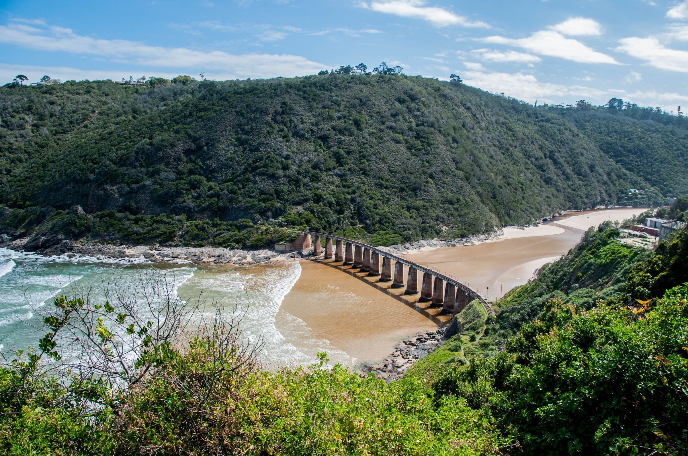 A railway bridge on the Garden Route