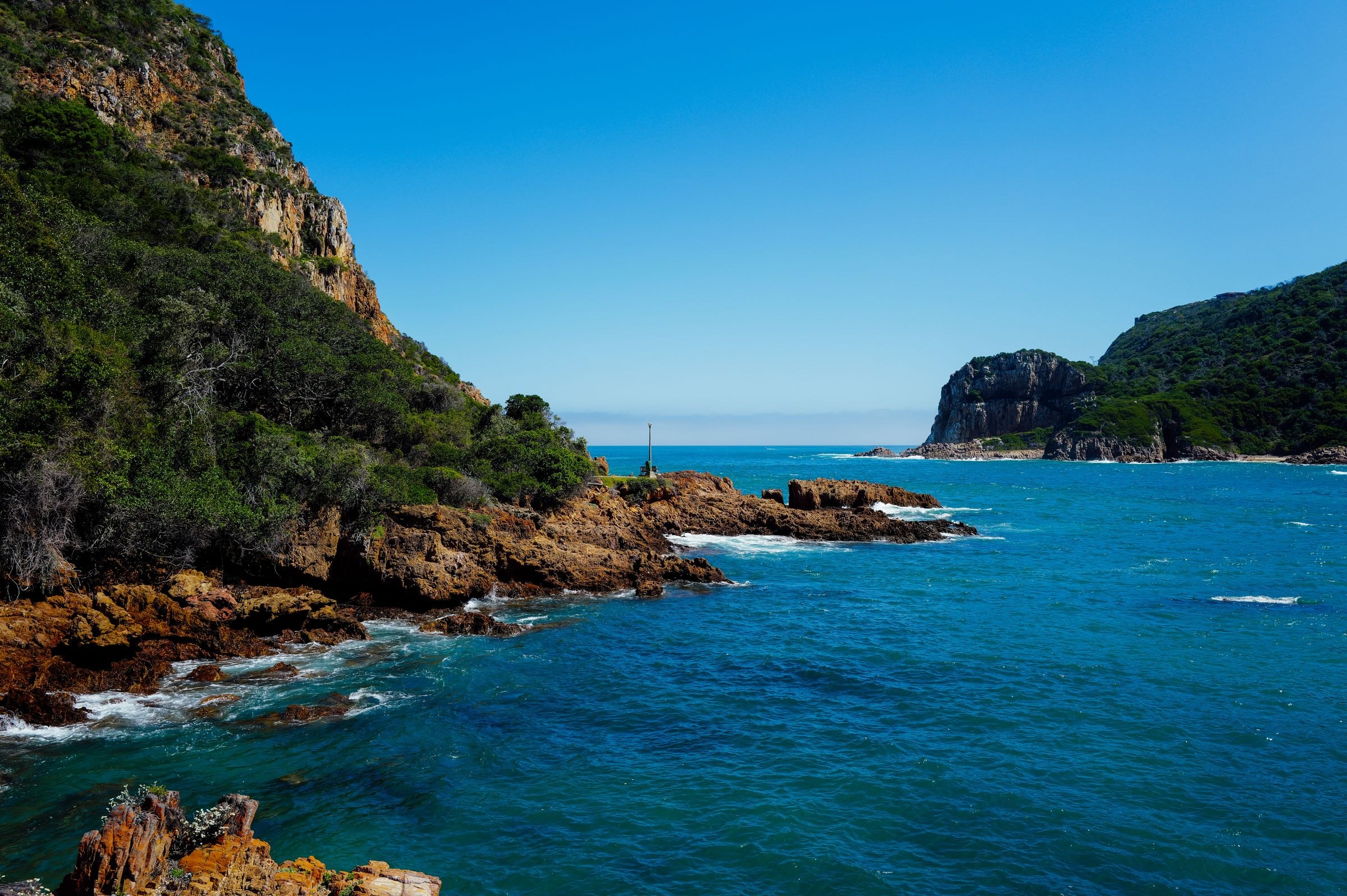 The cliffs of the Knysna Heads