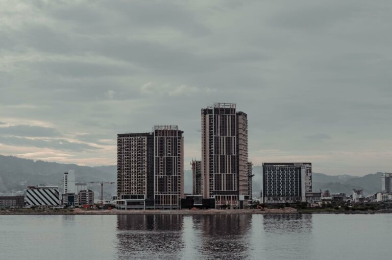 The waterfront of Kota Kinabalu