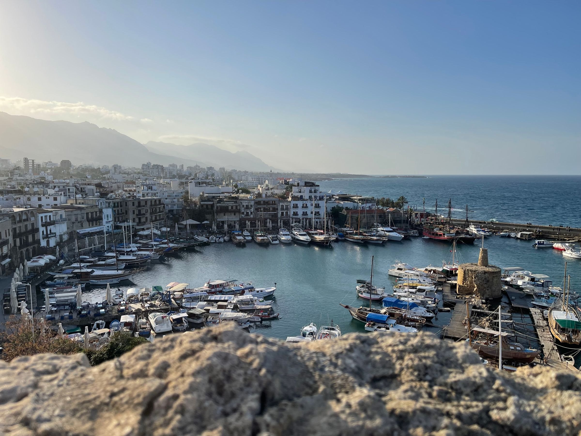 Kyrenia harbour and its boats, Northern Cyprus
