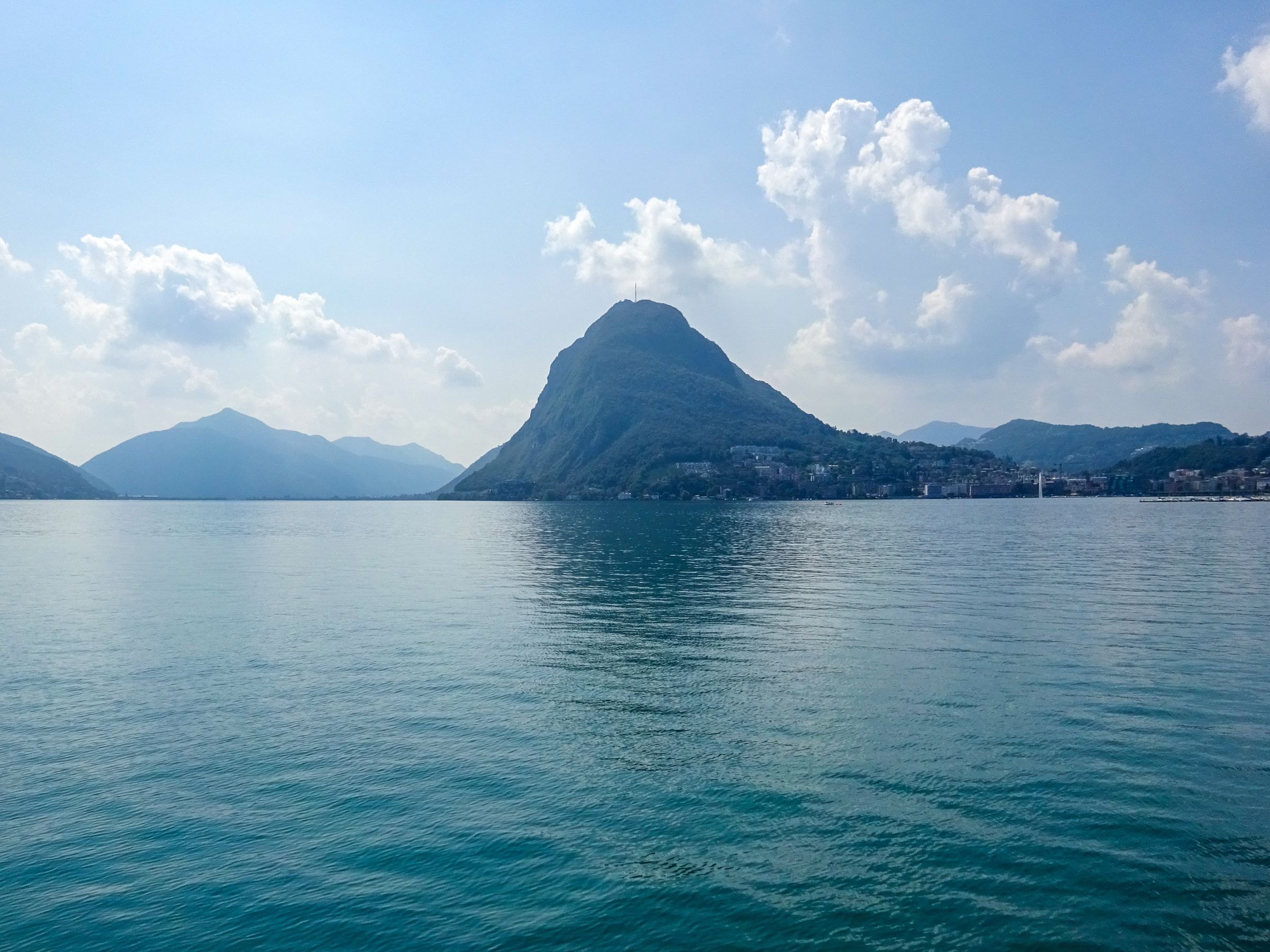 Lake Lugano and Monte Brè
