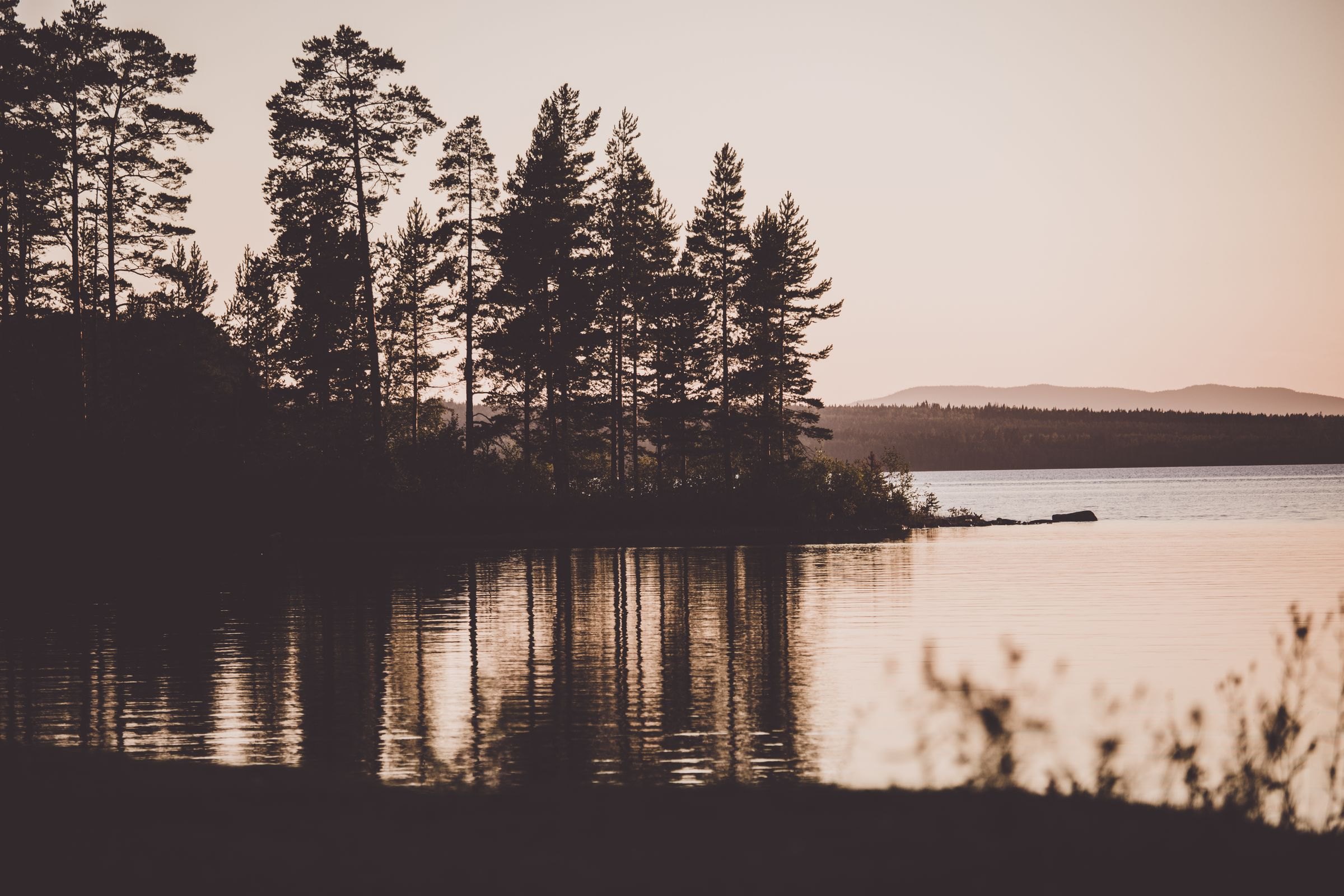 Lake Siljan in Sweden