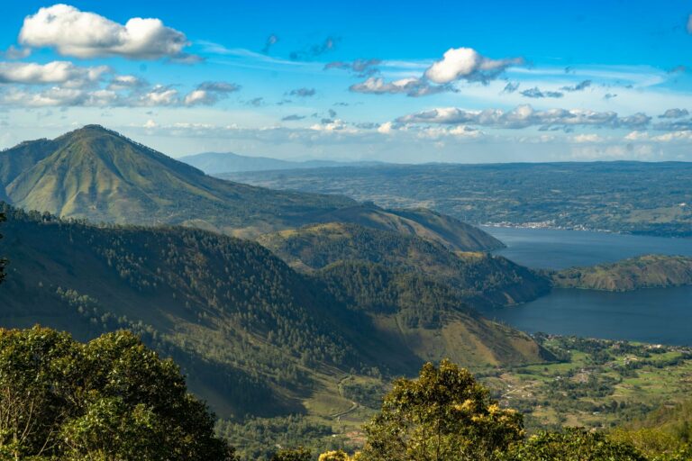 Lake Toba from the hills