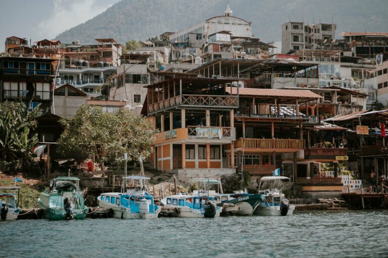 A lakeside town on Lake Atitlán