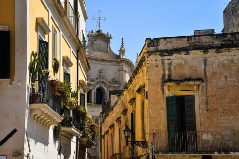 Baroque buildings in the historic centre of Lecce