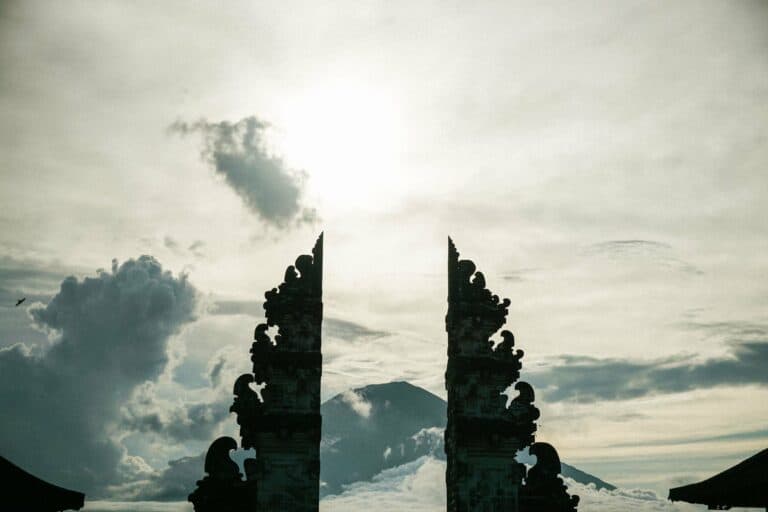 The split gates of Pura Lempuyang, Bali