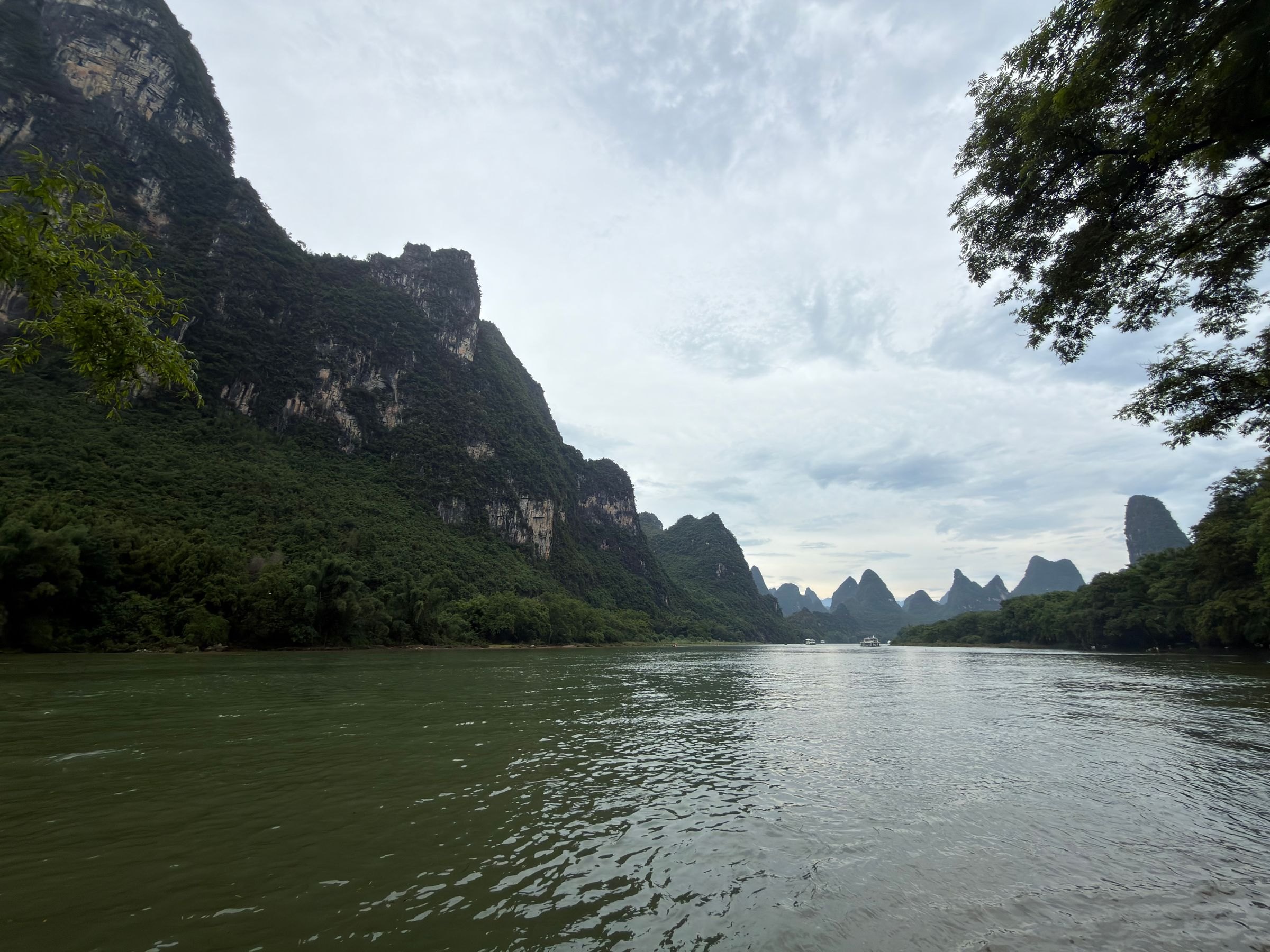The Li River among karst peaks near Xingping