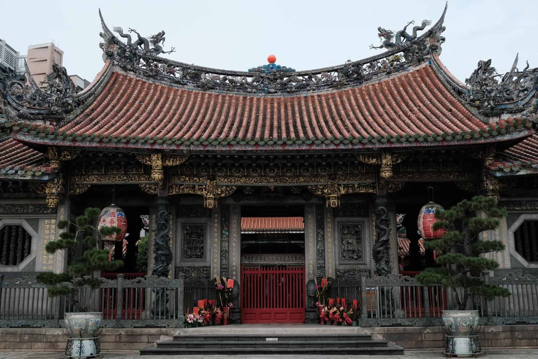 Longshan Temple in Taipei, Taiwan