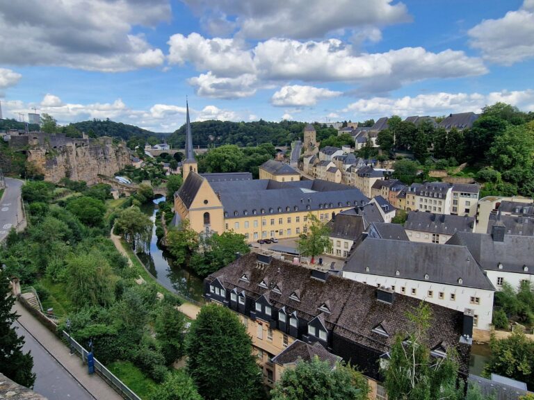 Luxembourg City and the Alzette